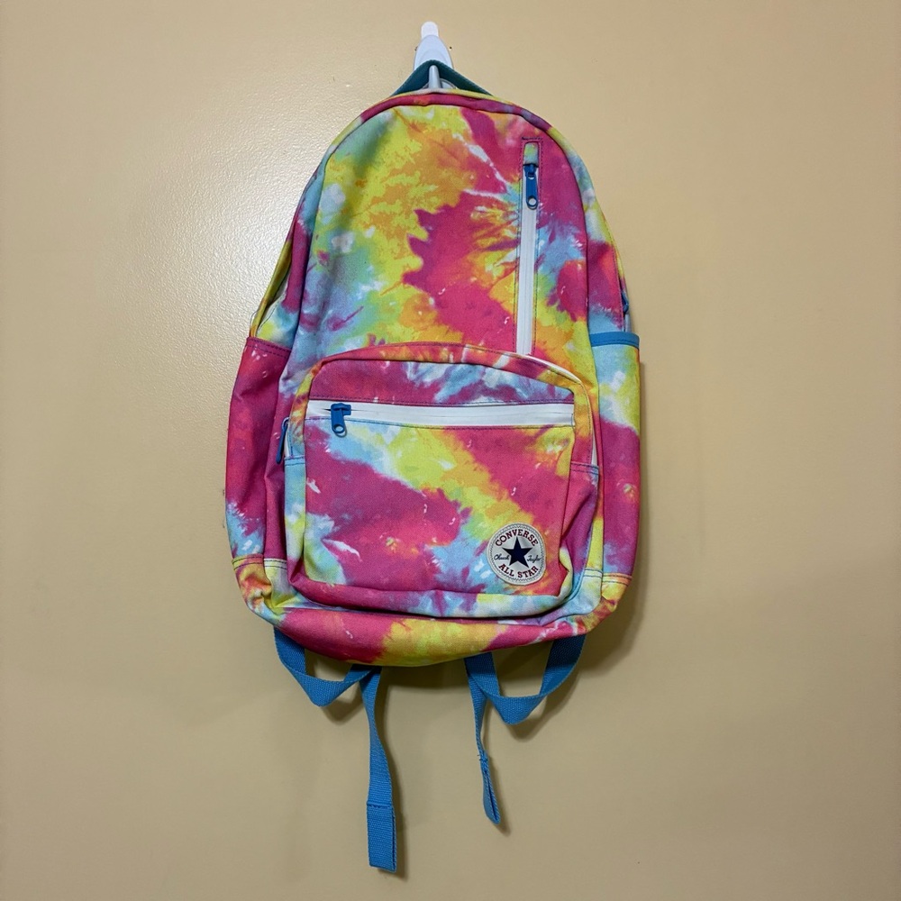 Converse Go To Backpack Canvas Tie-Dye Pattern School Travel